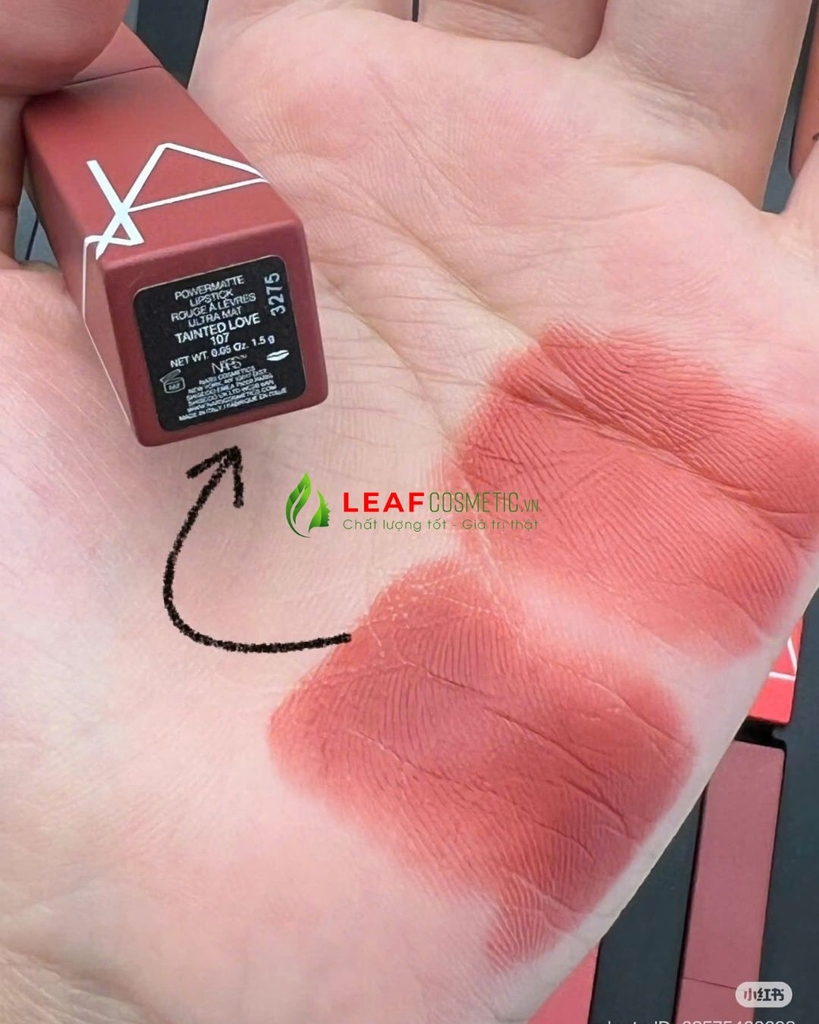 Son Lì Nars Powermatte 107 Tainted Love - Màu Đỏ Hồng Đất l