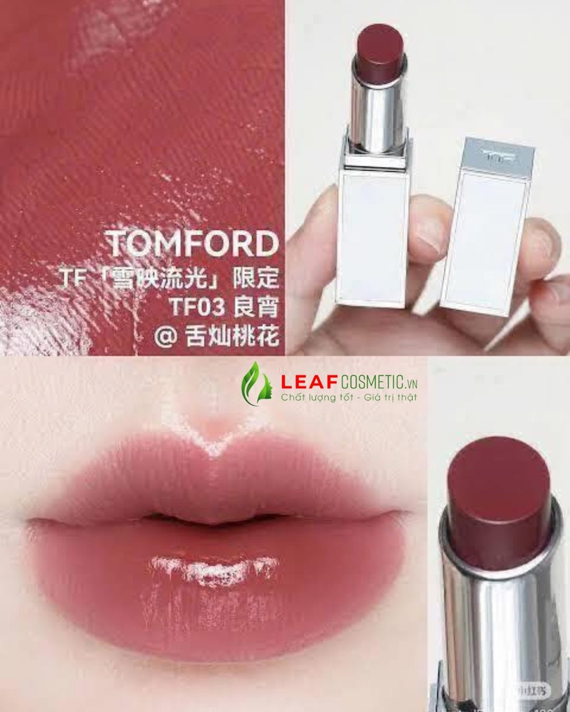 Son Tom Ford Soleil Neige Ultra-Shine Lip Color 03 Fireside - Màu Hồng Mận