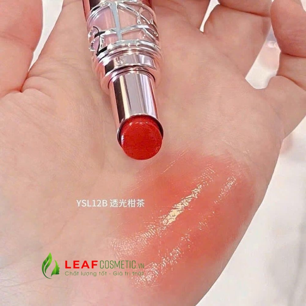 Son Dưỡng YSL Loveshine Candy Glow 12B Sweet Tangerine - Cam San Hô