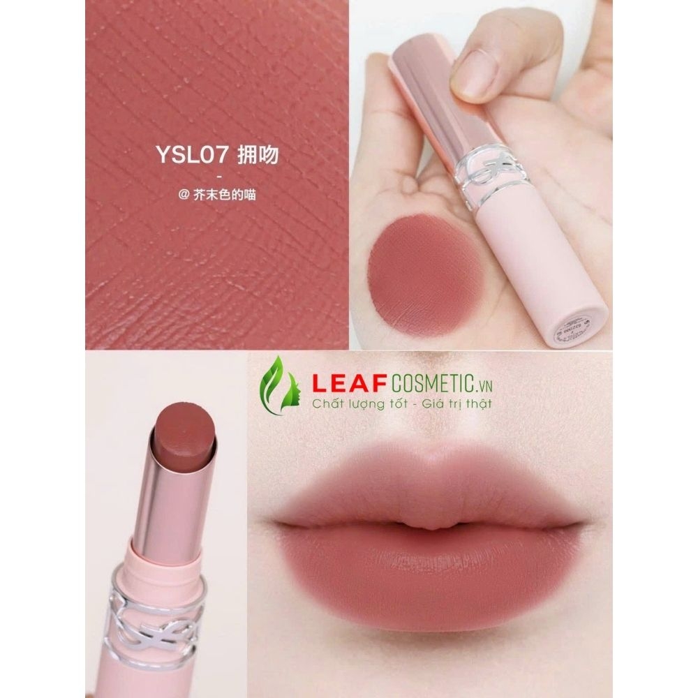 Son YSL Lovenude Lip Blusher 07 Illicit Nude - Đỏ Cam
