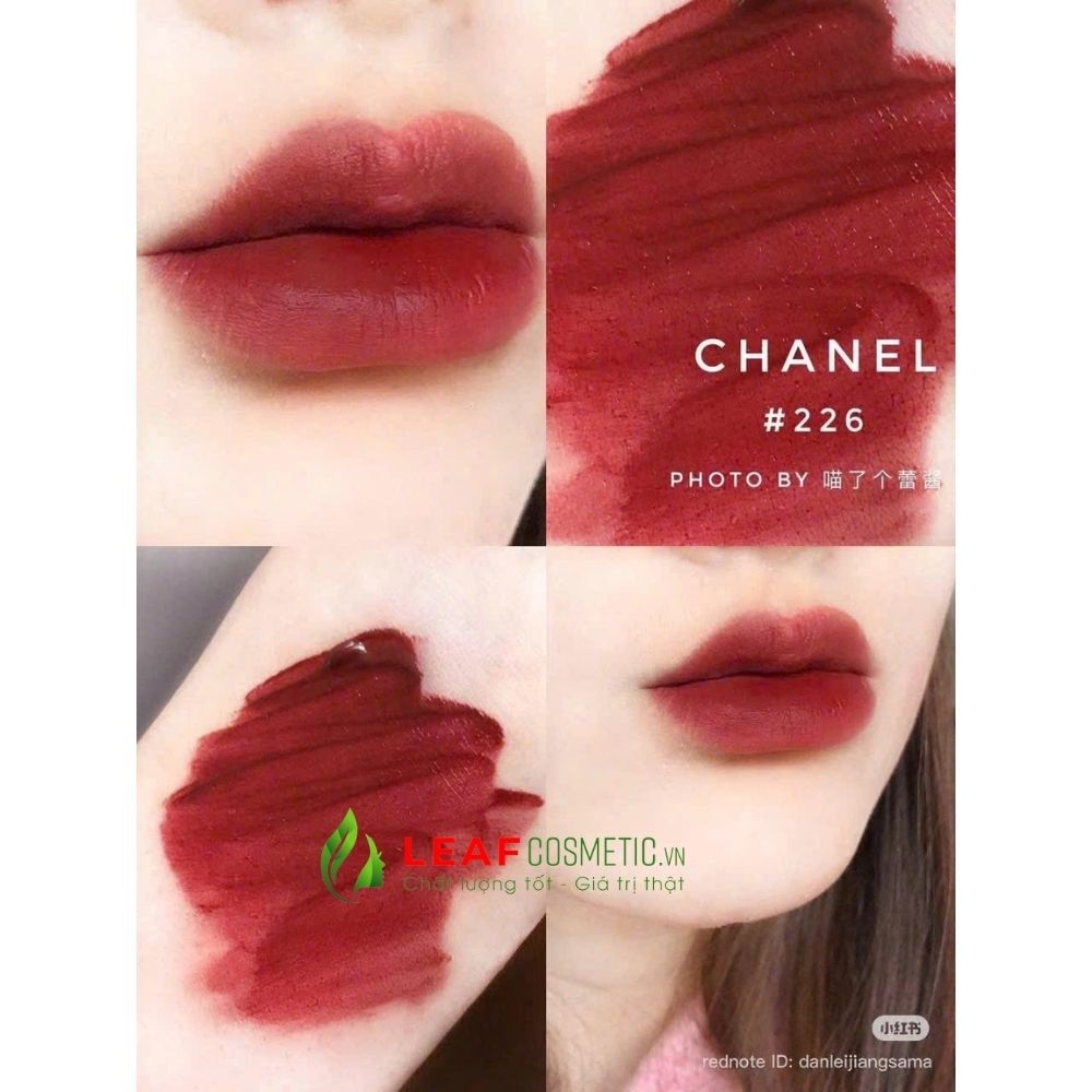 Son Kem Chanel Rouge Allure Liquid Velvet 226 Séduisante - Đỏ Burgundy Mini