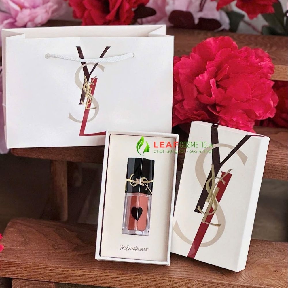 Set Quà Son Kem YSL 616 – Cam Đất San Hô, Mẫu Trái Tim