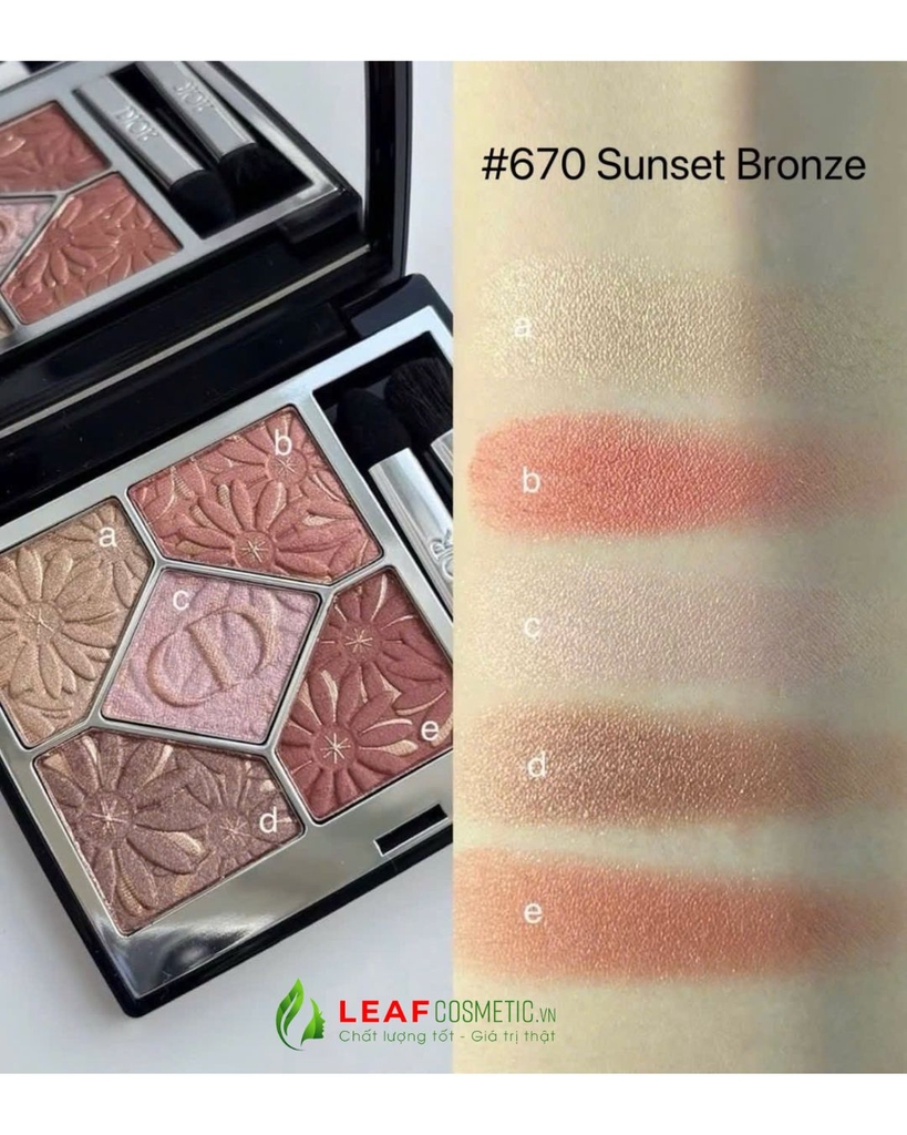 Bảng Mắt Dior 5 Couleurs 670 Sunset Bronze Limited Edition 2026