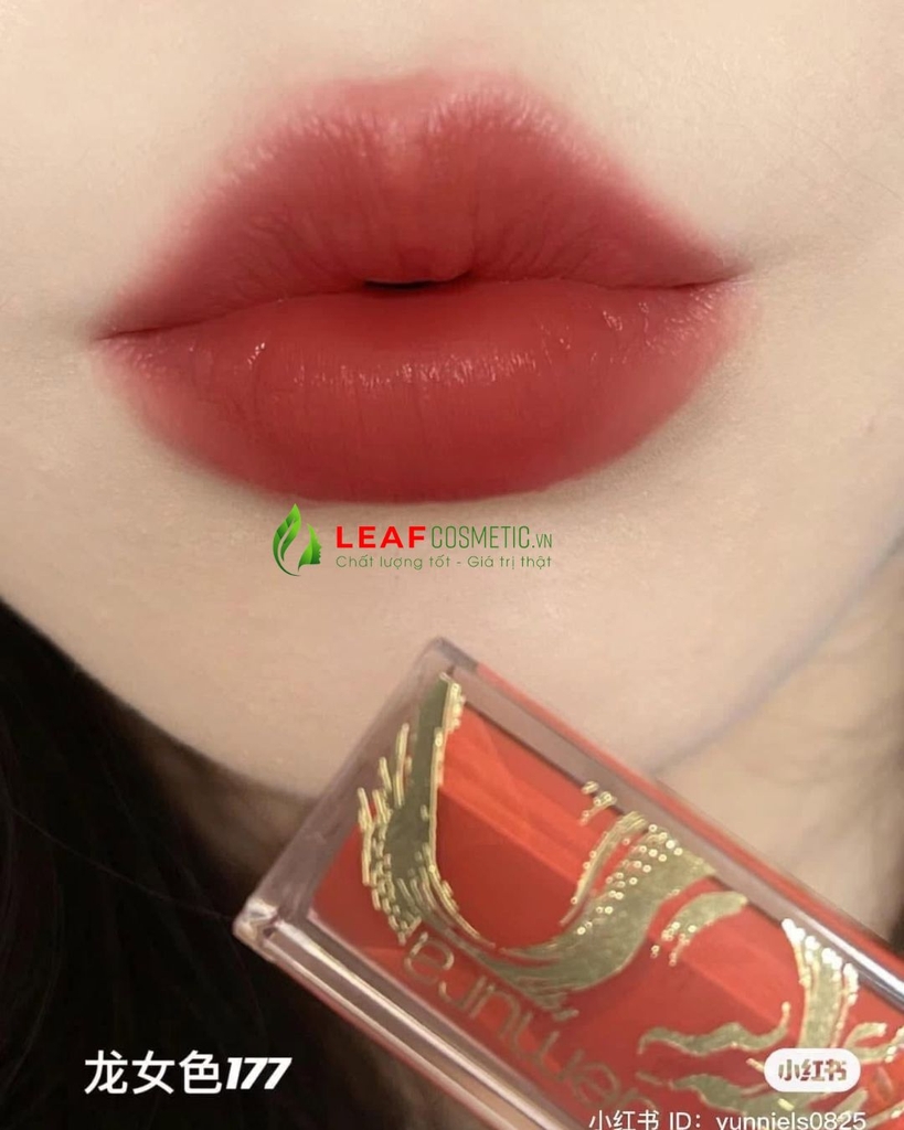 Son Kem Shu Uemura Rouge Unlimited Kinu Cream Limited Edition KC RD 177 – Màu Đỏ Gạch (Phiên Bản Vỏ Rồng)