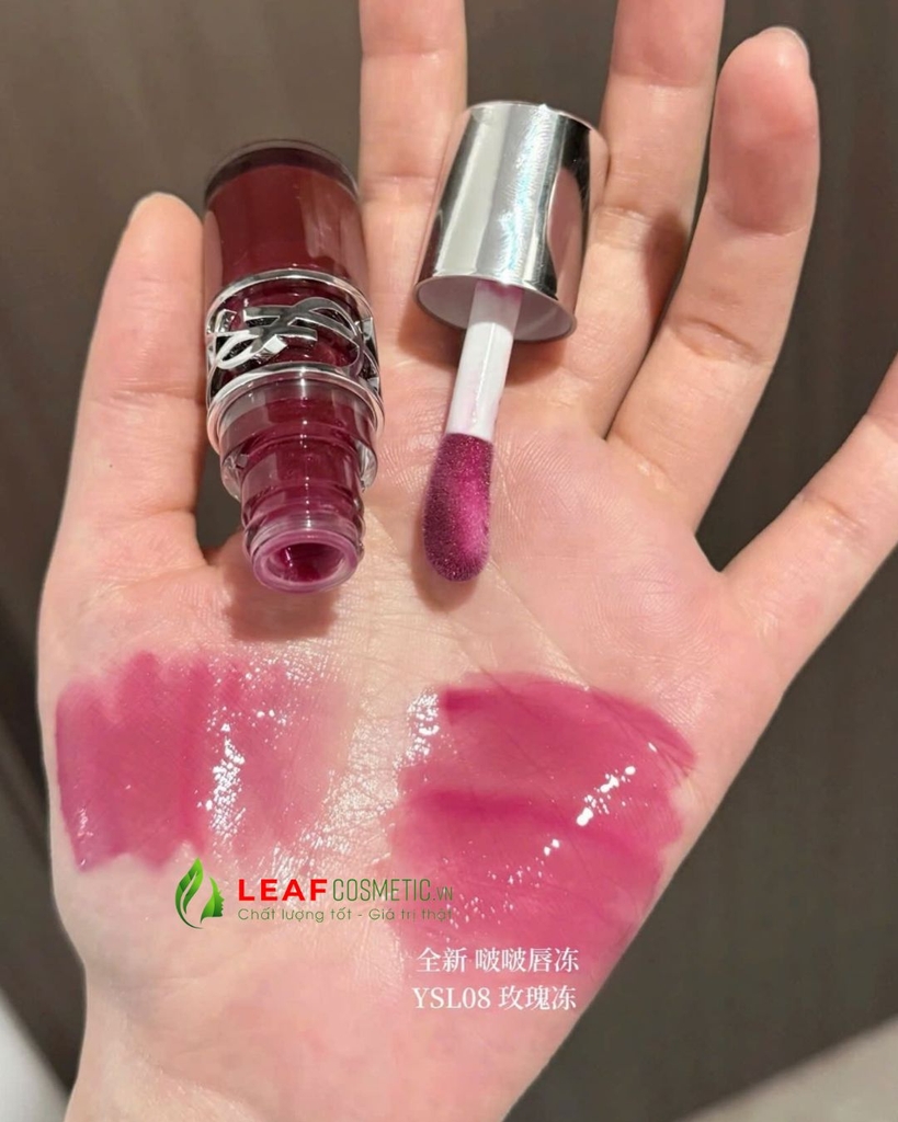 Son Dưỡng YSL Loveshine Plumping Lip Oil Gloss 08 Purple Dream - Tím Mận
