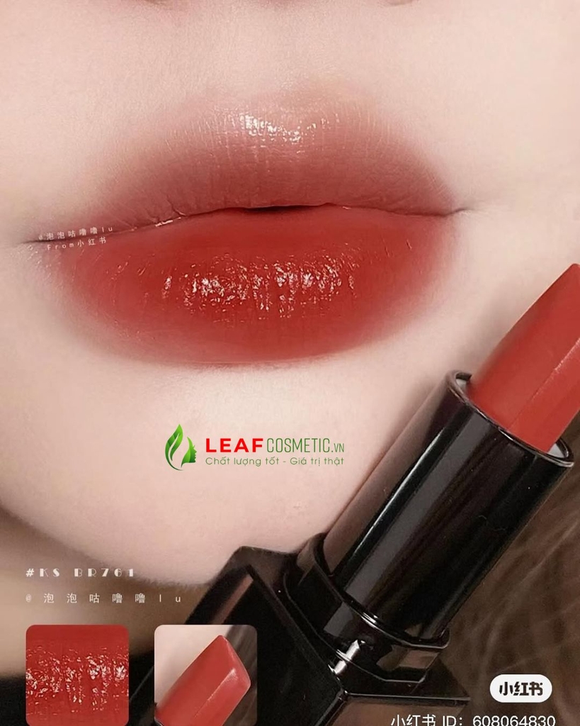 Son Thỏi Shu Uemura Rouge Unlimited Kinu Satin KS BR 761 – Màu Cam Đất