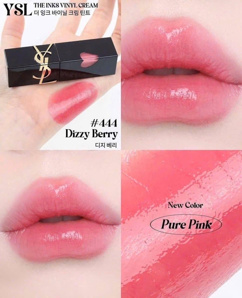 Set Son Kem Bóng YSL The Inks Vinyl Cream Vỏ Trái Tim – Phiên Bản Giới Hạn Lễ Thất Tịch 2026 (Chọn Màu)