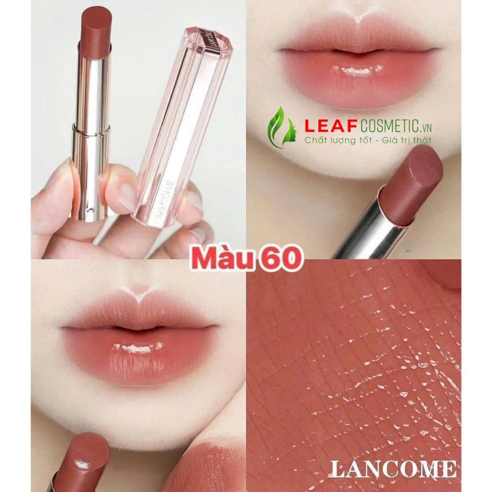 Set Son Dưỡng Lancôme Lip Idôle Squalane 12 Butterglow Mini (Màu 10 & Màu 60)