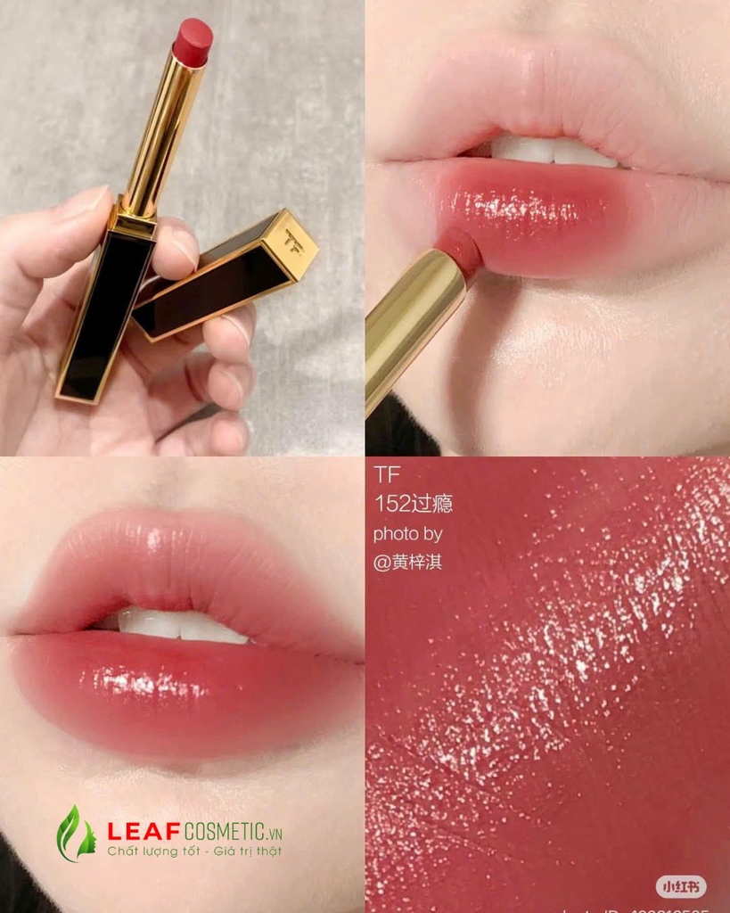 Son Thỏi Tom Ford Slim Lip Color Shine 152 Rose Corset – Màu Hồng San Hô