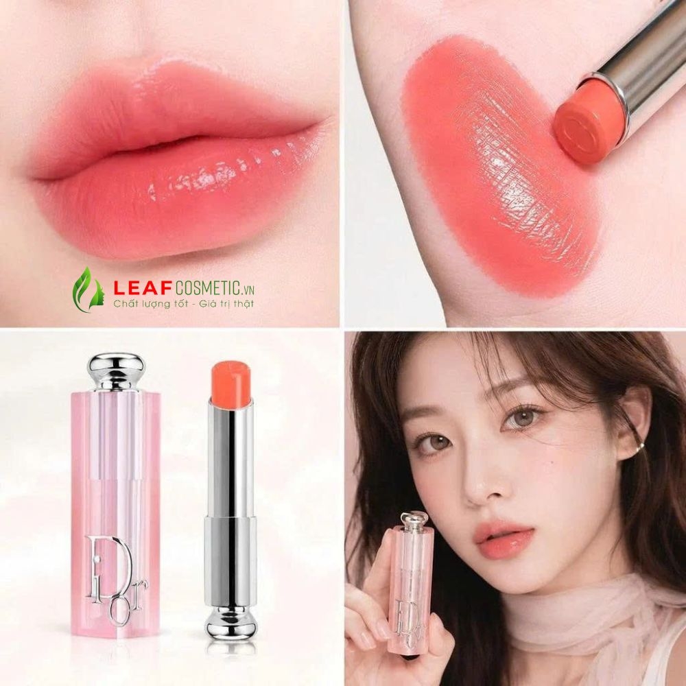 Son Dưỡng Dior Addict Lip Glow 061 Poppy Coral – Màu Cam San Hô