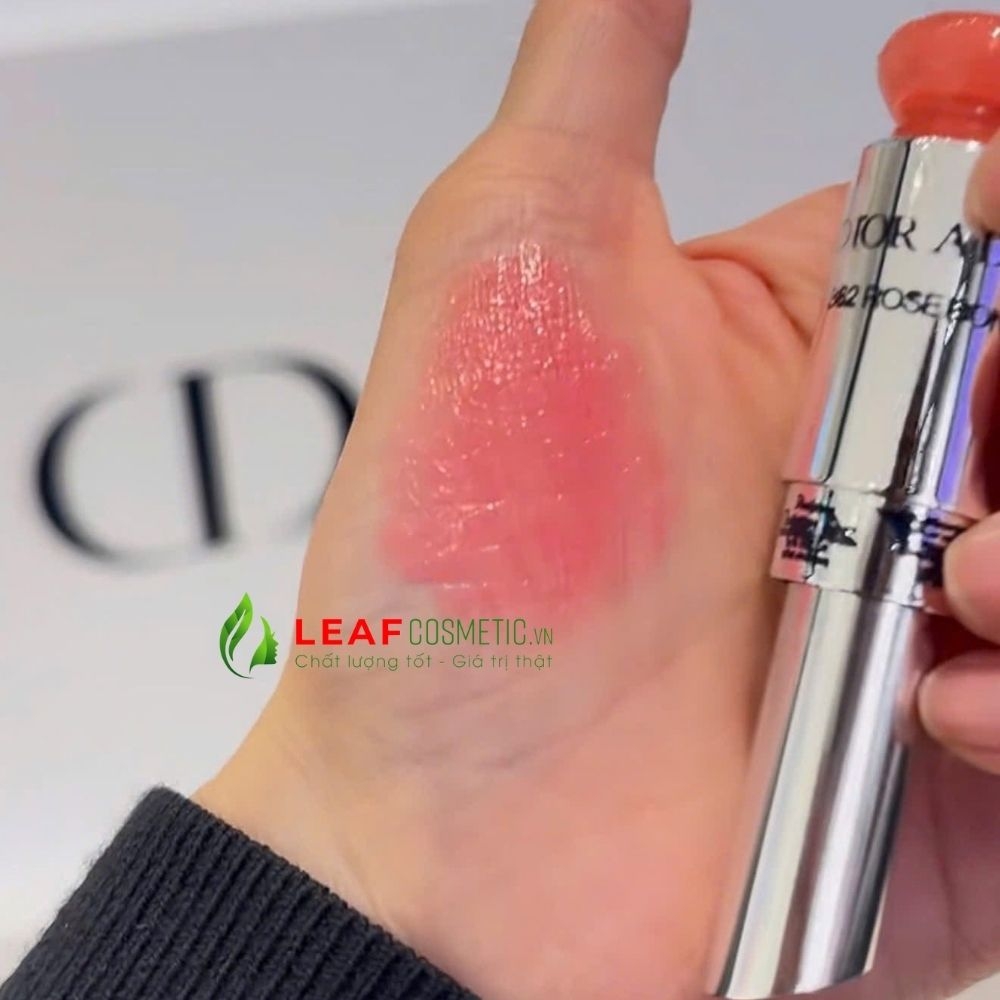 Son Dior Addict Rouge Shine 362 Rose Bonheur - Hồng Cam Baby