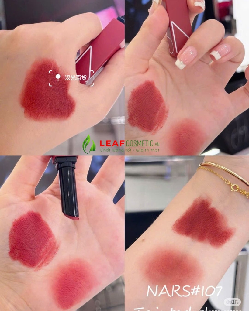 Son Lì Nars Powermatte 107 Tainted Love - Màu Đỏ Hồng Đất l