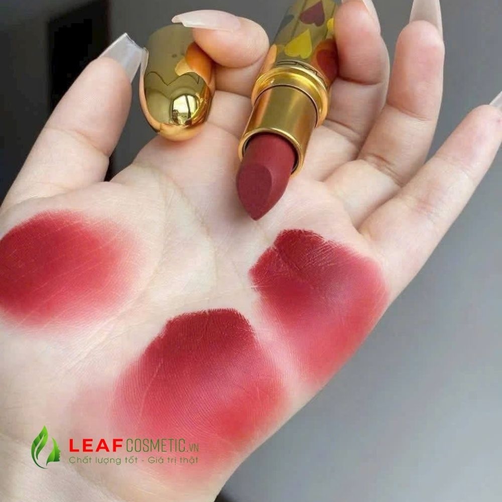 Son MAC Ximal Matte 665 Ring The Alarm - Đỏ Hồng (Vỏ Tim Valentine)