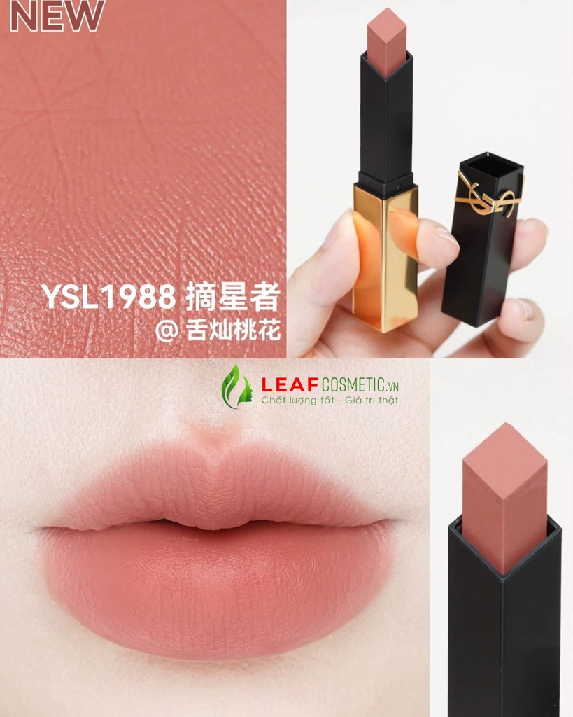 Son Lì YSL The Slim Couture Matte 1988 Nude Atelier – Màu Hồng Nude Đất