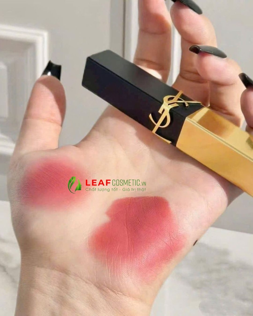 Son Thỏi YSL The Slim Couture Matte Lipstick 35 Pink Stiletto – Màu Hồng Đào Baby