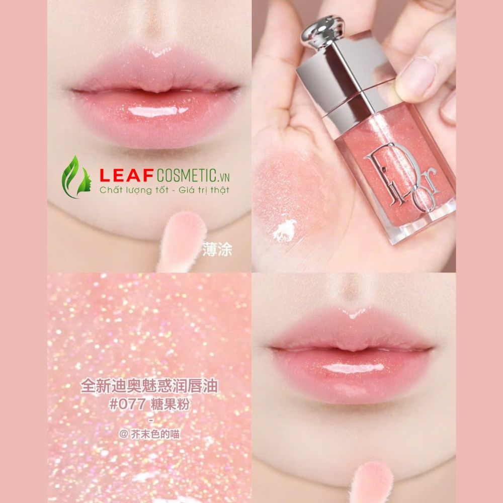Son Dưỡng Dior Addict Lip Glow Oil 077 Rosy Candy - Hồng Kẹo