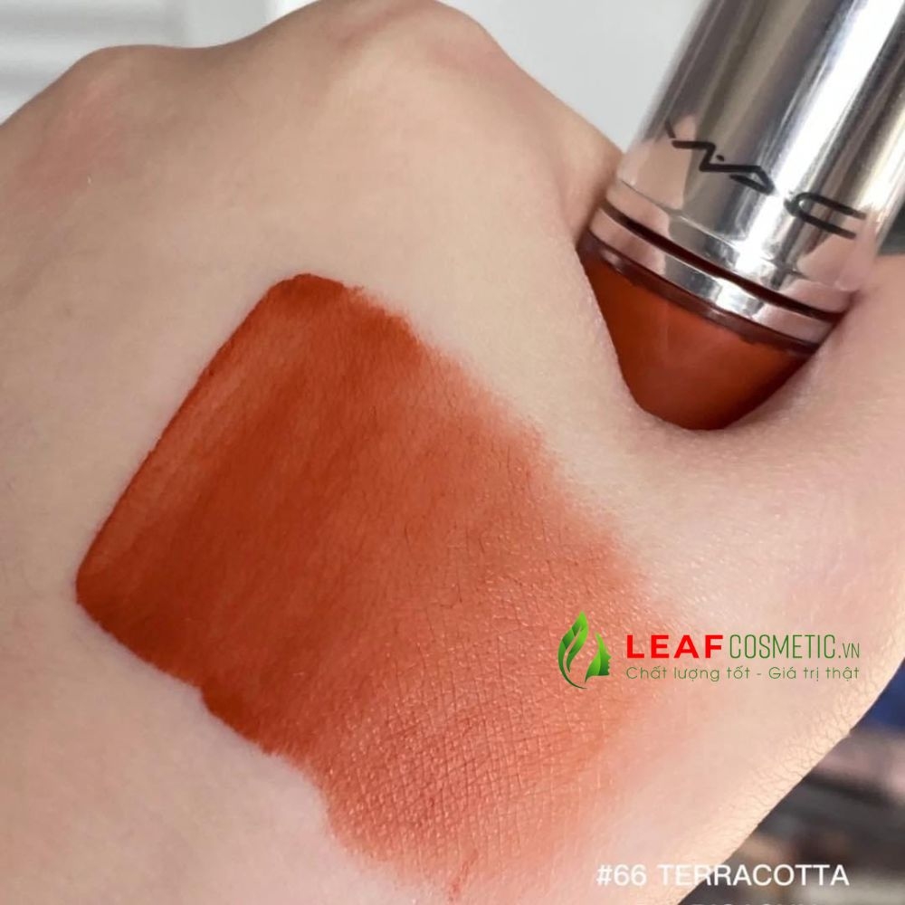 Son Kem MAC Locked Kiss Ink 66 Terracotta - Cam Cháy