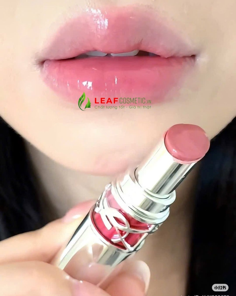 Son Dưỡng YSL Loveshine Candy Glow 44 Nude Lavalliere -  Màu Hồng Nude (Mini Size 1.3g)