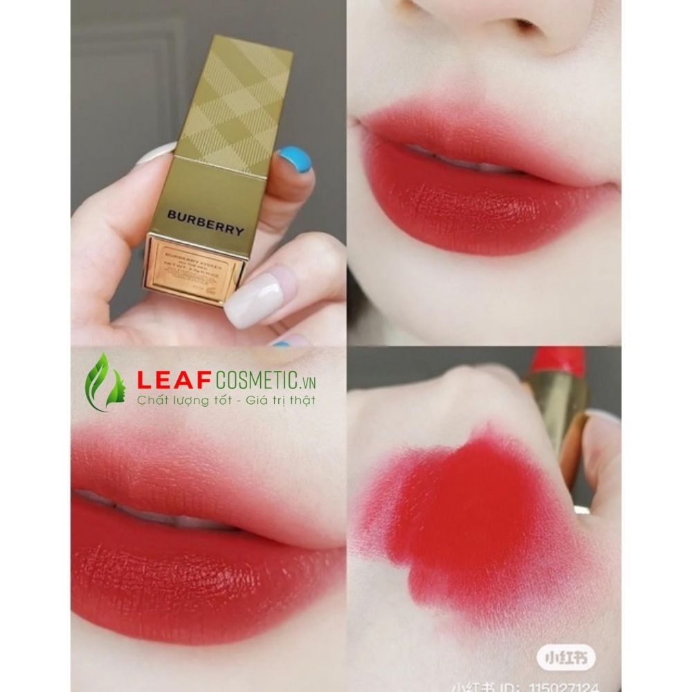 Son Thỏi Burberry 106 The Red Mini - Đỏ Tươi