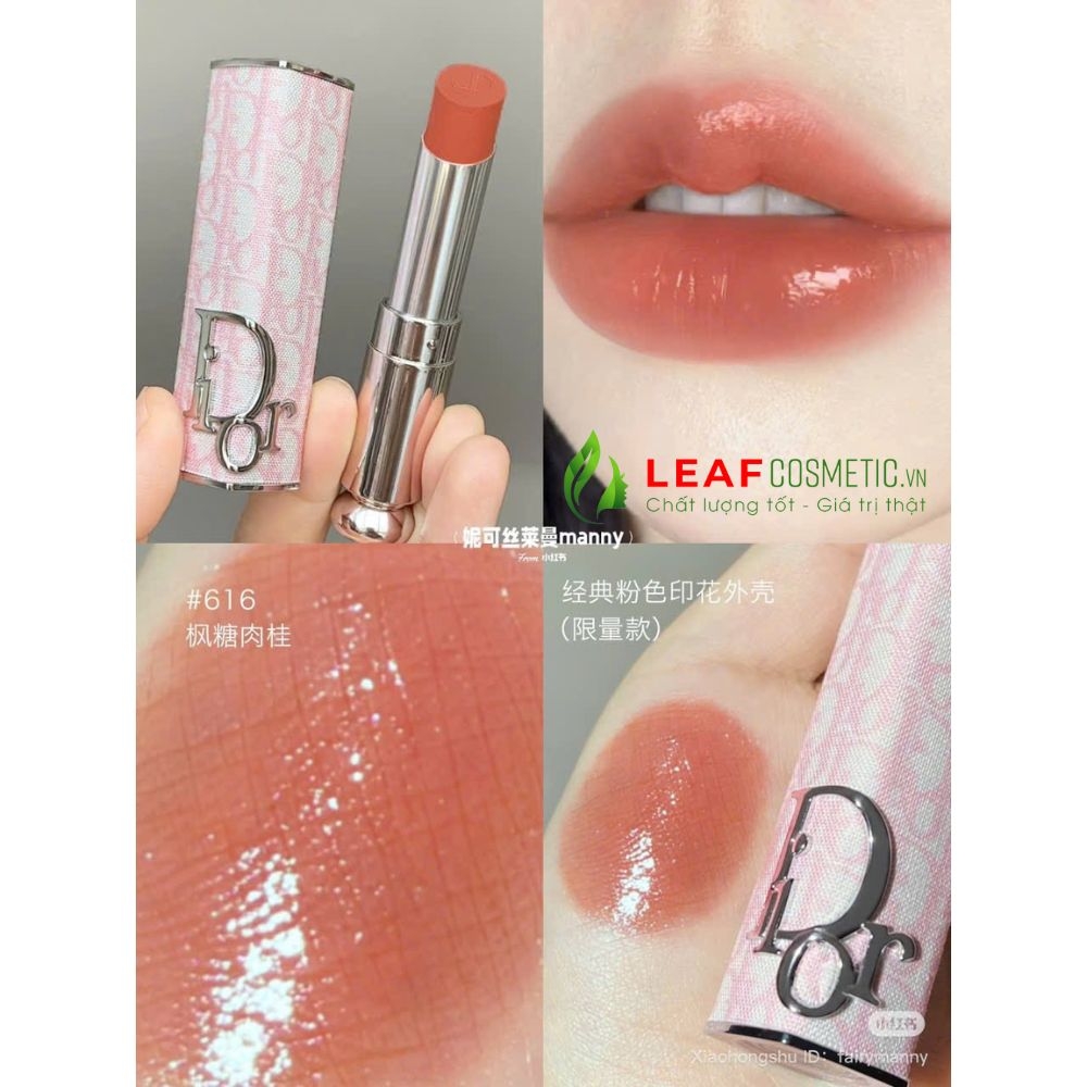 Son Thỏi Dior Addict Hydrating Shine 616 Nude Mitzah - Cam Đất Sữa