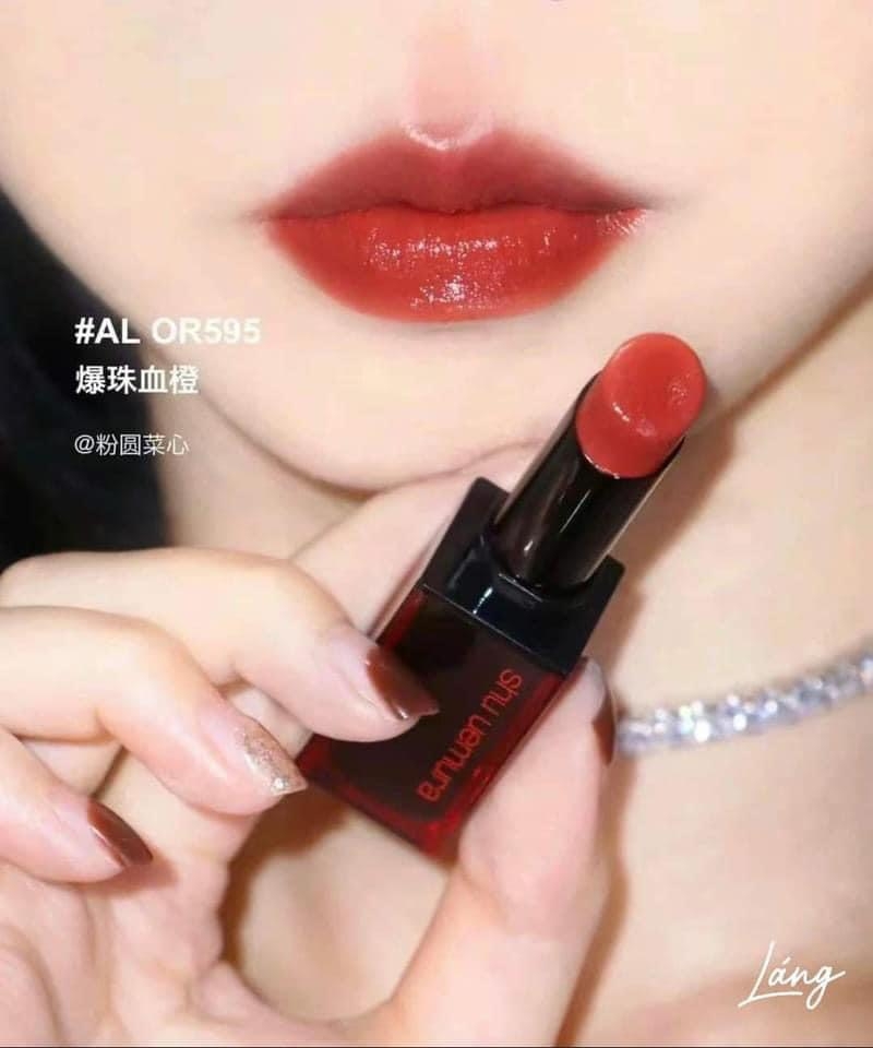 Son Thỏi Shu Uemura AL OR 595 - Đỏ Cam