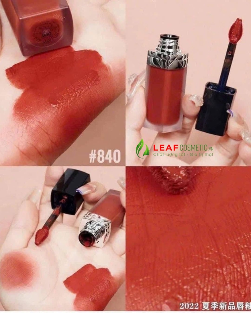 Son Kem Dior Rouge Forever Liquid 840 Forever Radiant – Màu Đỏ Cam Đất