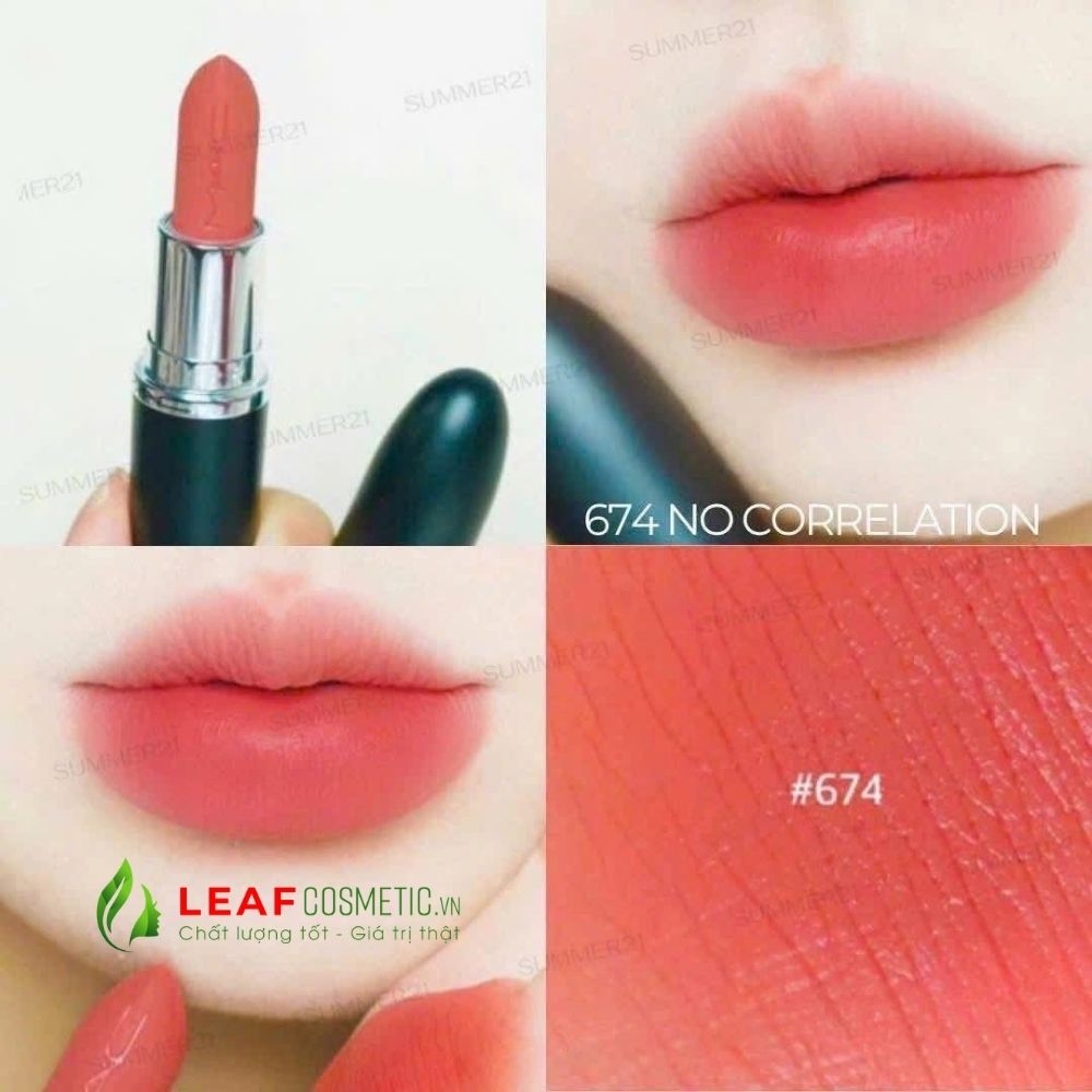 Son MAC Ximal Matte 674 No Coral Ation - Cam San Hô