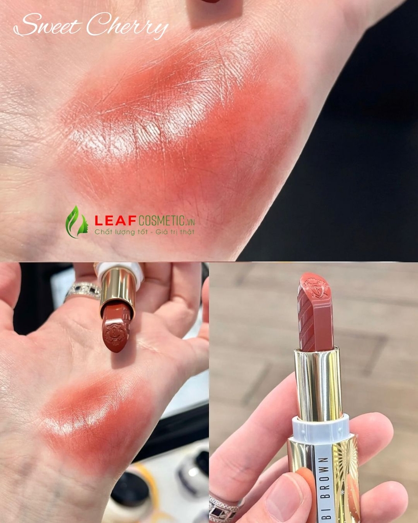 Son Thỏi Bobbi Brown Limited Edition Holiday Luxe Lip Colour Sweet Cherry - Màu Đỏ Cam Đất