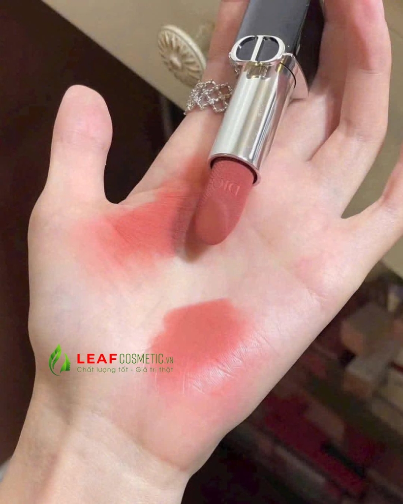 Son Dior Rouge Velvet 539 Tera Bella - Màu Đỏ Cam Đất (Phiên Bản Nắp Châm)