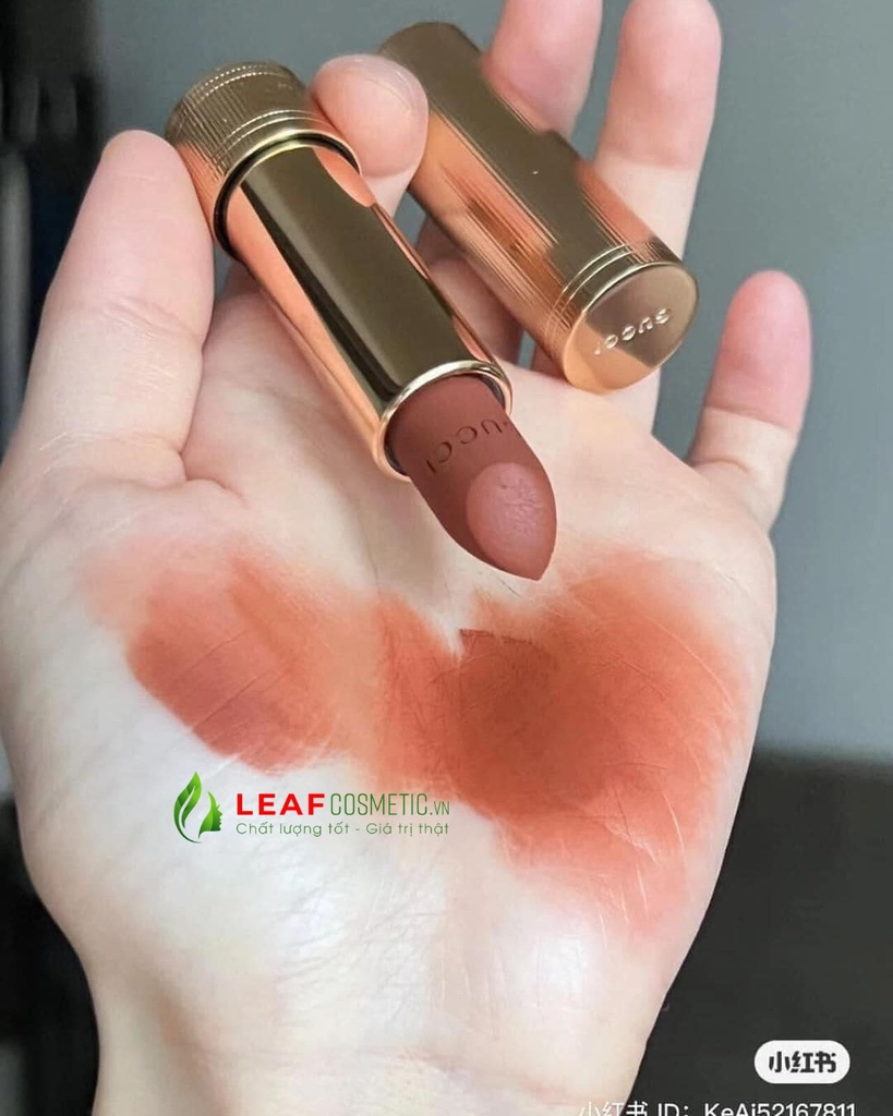Son Thỏi Gucci Rouge À Lèvres Mat 308 Lucy Dark Orange – Màu Cam Gạch