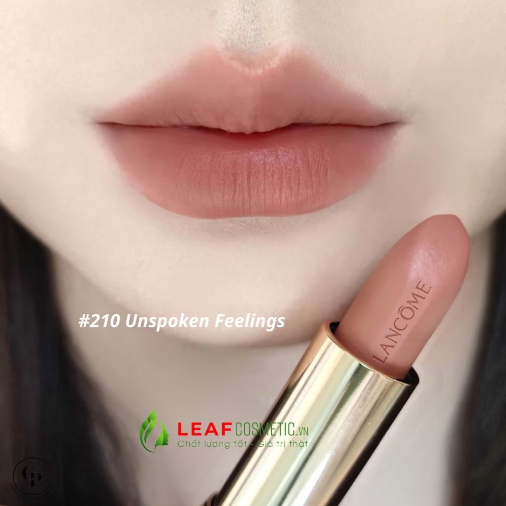Son Lancome LAbsolu Rouge Intimatte 210 Unspoken Feelings - Cam Đất (Nobox)