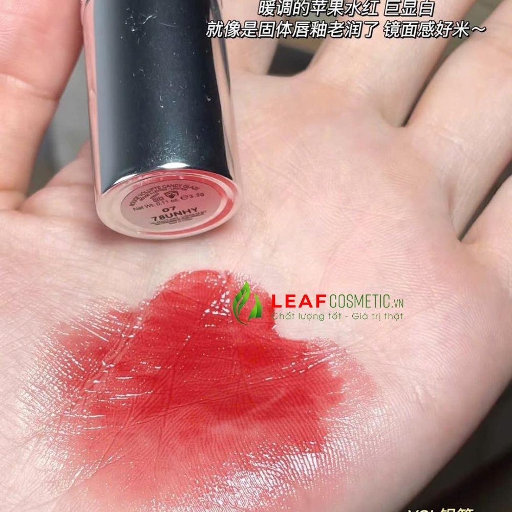 Son Dưỡng YSL Rouge Volupte Candy Glaze 07 -  Đỏ Berry