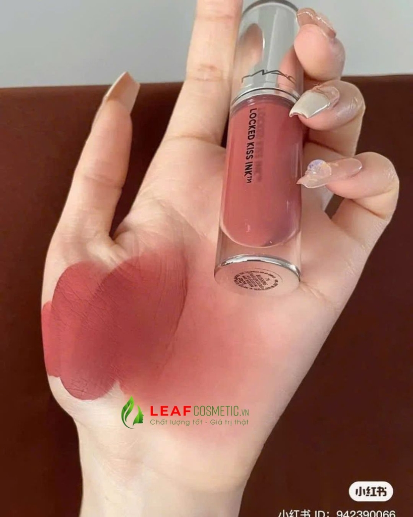 Son Kem MAC Locked Kiss Ink 76 Blushing – Hồng Hoa