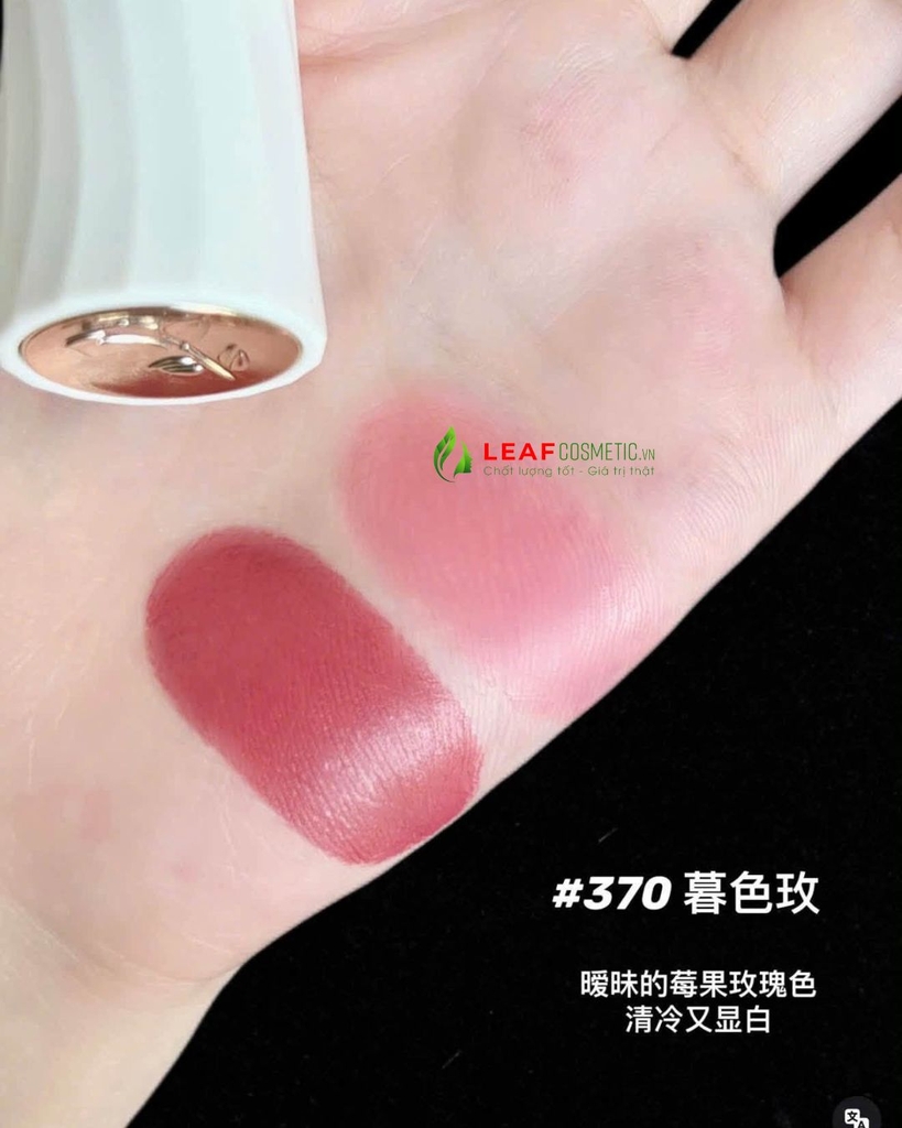 Son Thỏi Lancôme L’Absolu Rouge Intimatte 370 Flush of Love – Màu Hồng Khô (Vỏ Trắng Limited)