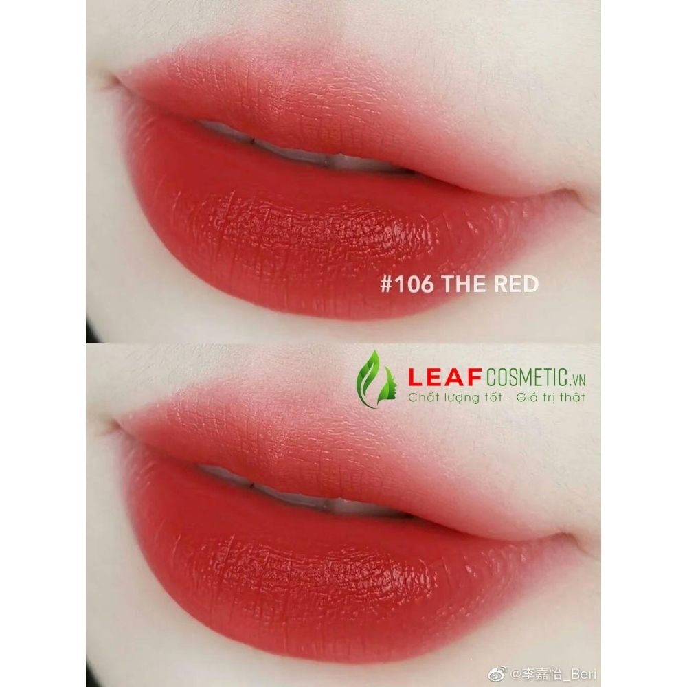 Son Thỏi Burberry 106 The Red Mini - Đỏ Tươi