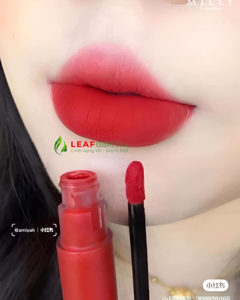 Son Kem Gucci Rouge À Lèvres Liquide Mat 25 Goldie Red - Màu Đỏ Thuần