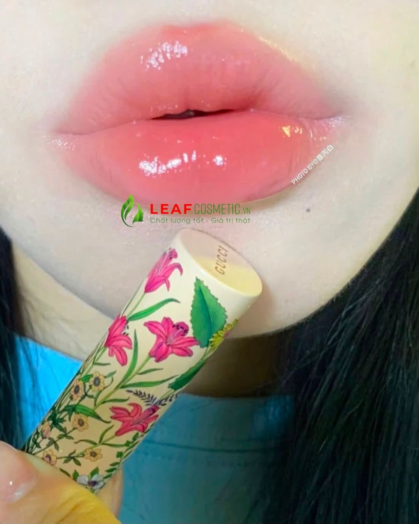 Son Gucci Rouge De Beaute Brillant Flora Limited Edition 208 They Met In Argentina - Màu Hồng Đất Nude