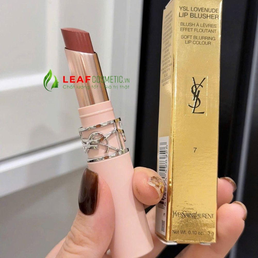 Son YSL Lovenude Lip Blusher 07 Illicit Nude - Đỏ Cam