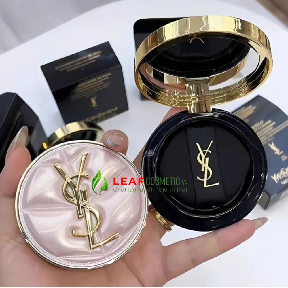 Phấn Nước YSL Vỏ Da Hồng Touche Éclat Glow-Pact Fullsize 12g – Tone B10