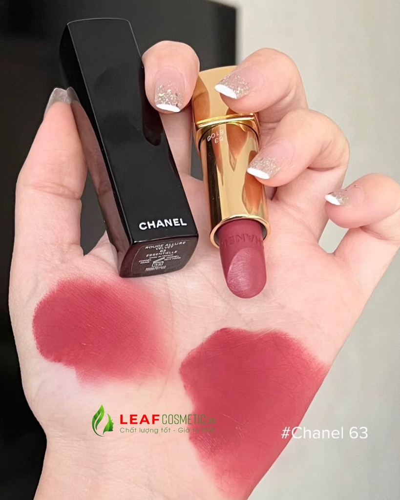 Son Chanel Rouge Allure Velvet Luminous Matte Limited Edition 63 Essentielle - Màu Hồng Nâu