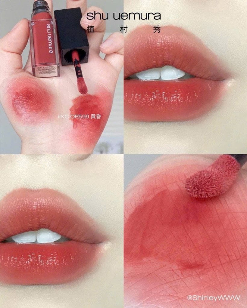 Son Kem Shu Uemura Kinu Cream OR 599 - Cam Cháy