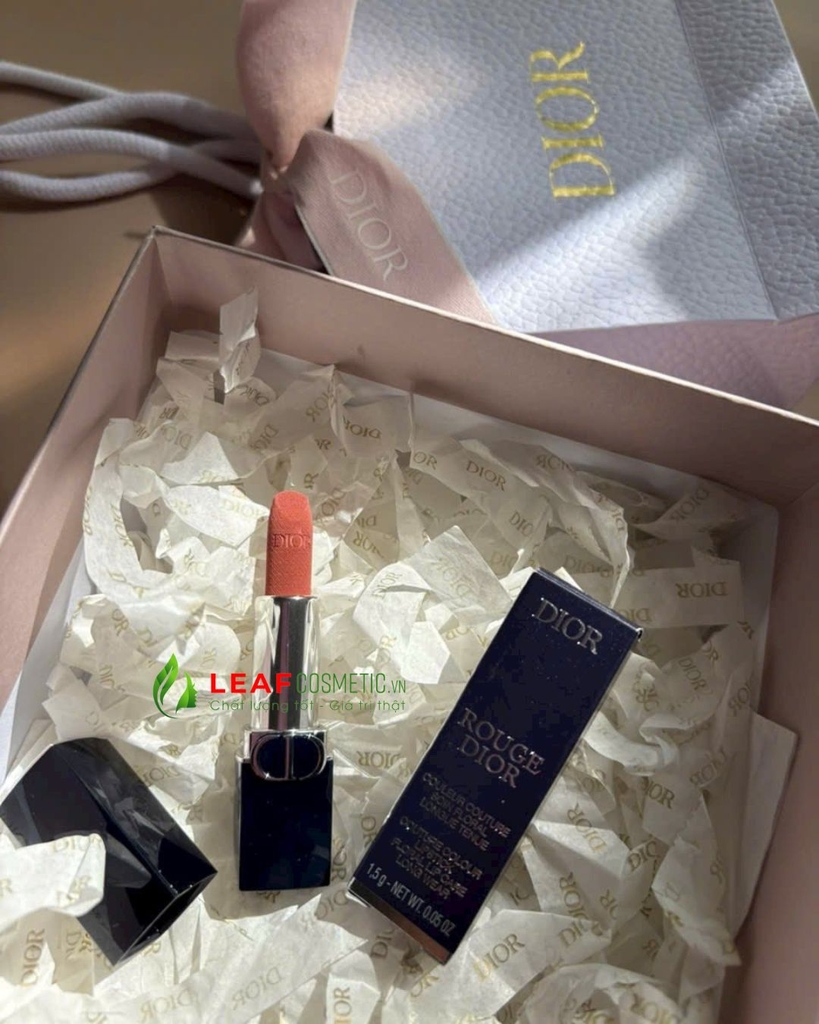 Son Thỏi Dior Rouge Dior Couture Velvet 100 Nude Look Mini - Màu Hồng Nude Đất