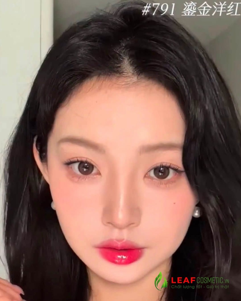 Son Dưỡng Dior Addict Glass Lipstick 791 Diorissime - Màu Hồng Đỏ (Vỏ Bạc)