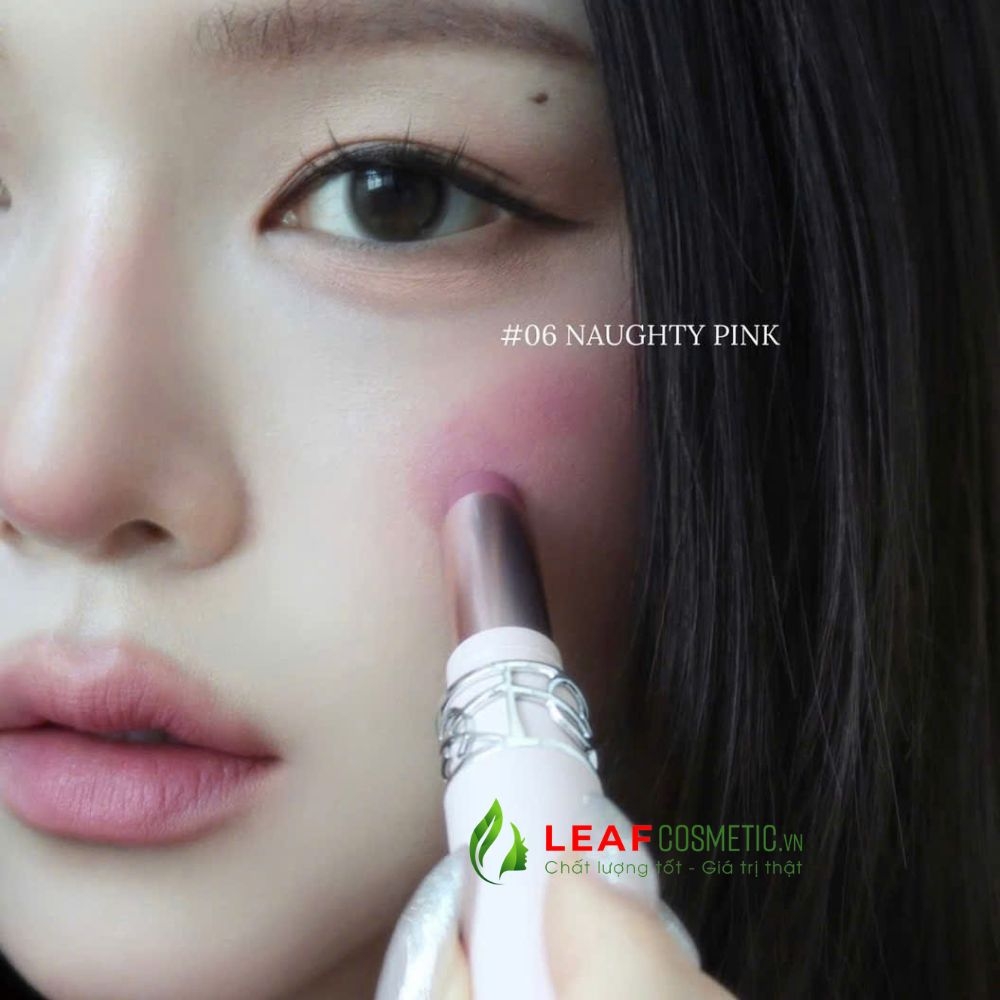 Son YSL Lovenude Lip Blusher 06 Naughty Pink - Hồng Lạnh