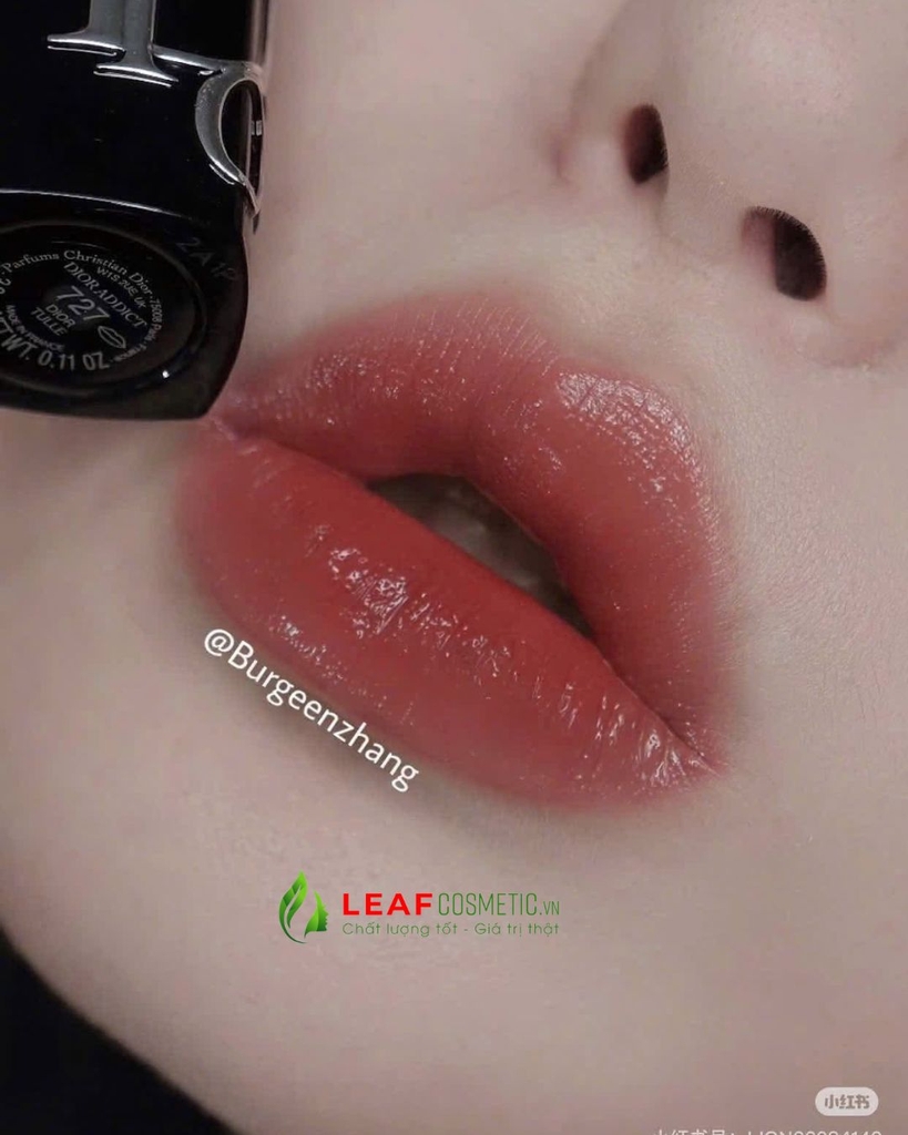 Son Thỏi Dior Addict Shine Lipstick 727 Dior Myth - Màu Đỏ Nâu