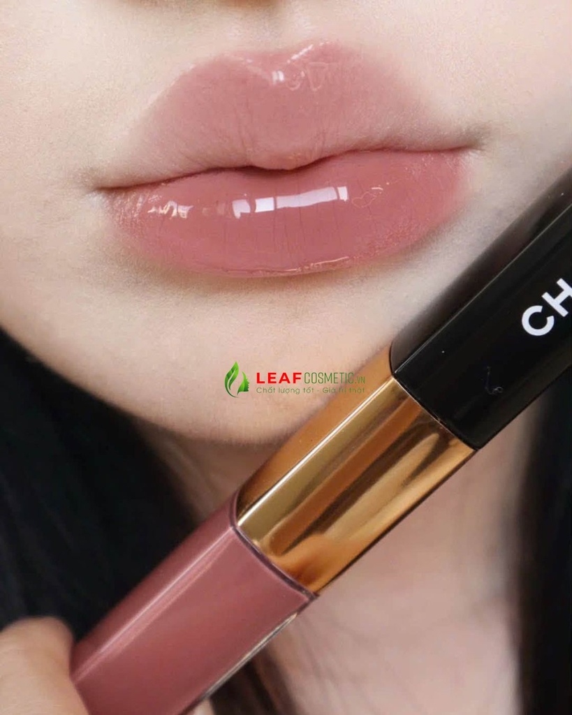 Son Kem Hai Đầu Chanel Le Rouge Duo Ultra Tenue 186 Pink Nude – Màu Hồng Nude