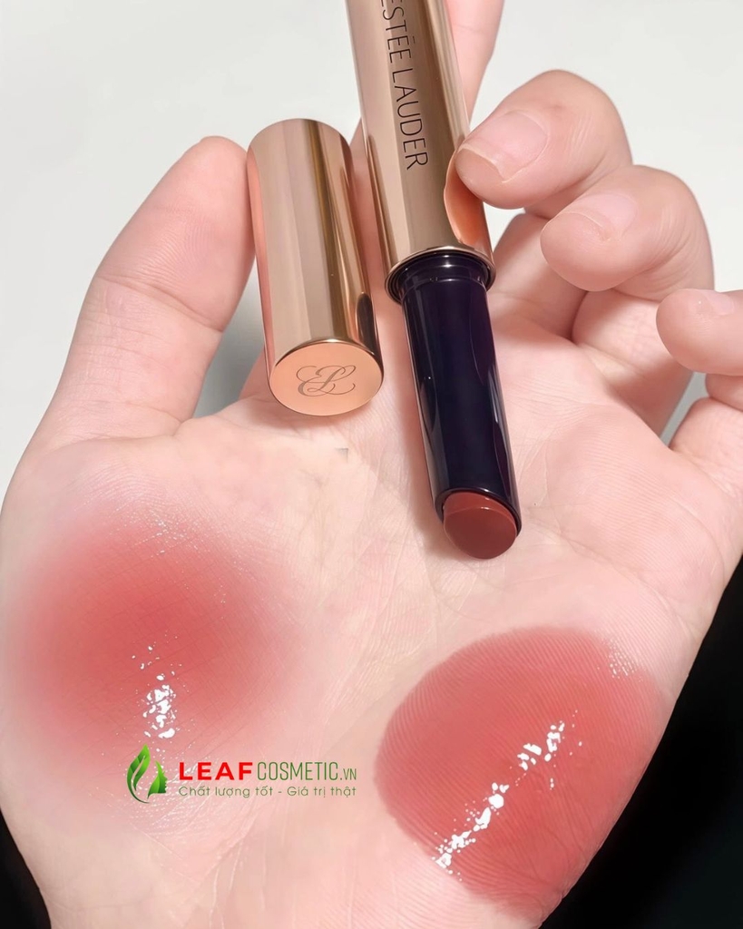 Son Thỏi Estee Lauder Pure Color Revitalizing Crystal Balm 156 Crystal Baby - Màu Hồng Đào (NoBox)