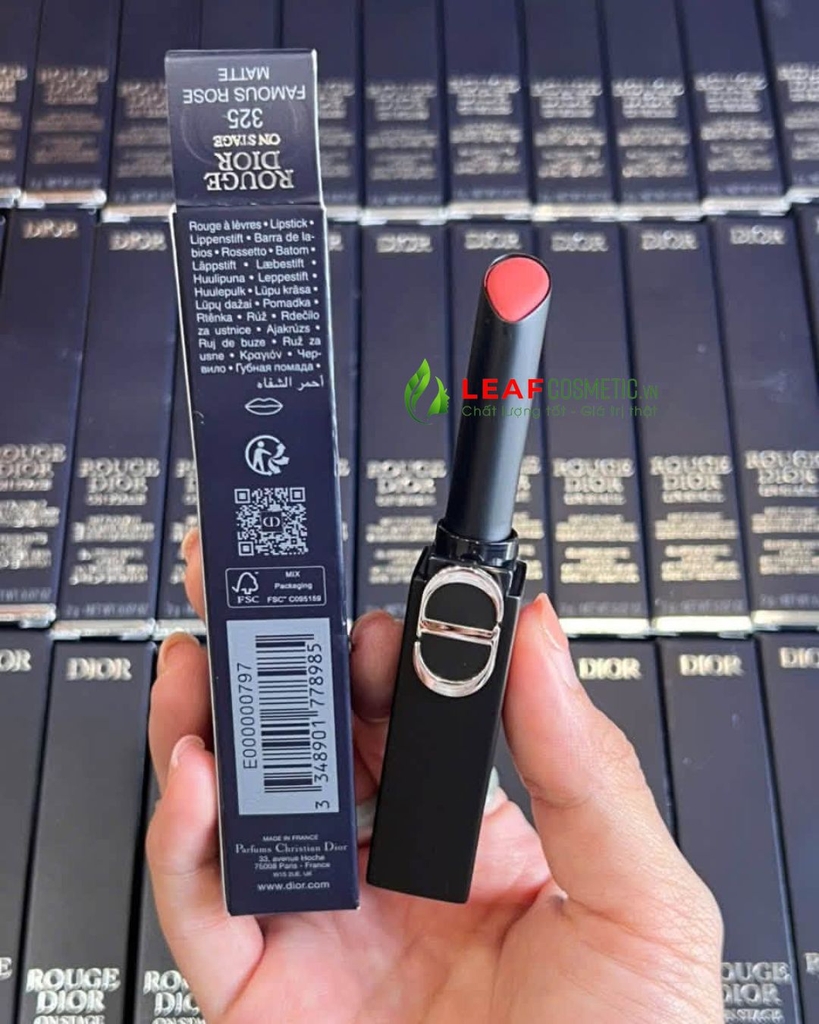 Son Thỏi Dior Rouge Dior On Stage 325 Famous Rose – Màu Hồng Cam