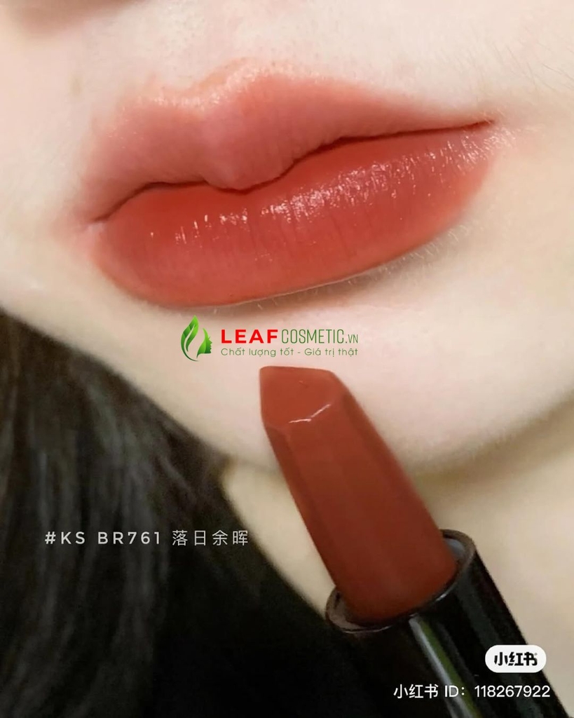 Son Thỏi Shu Uemura Rouge Unlimited Kinu Satin KS BR 761 – Màu Cam Đất