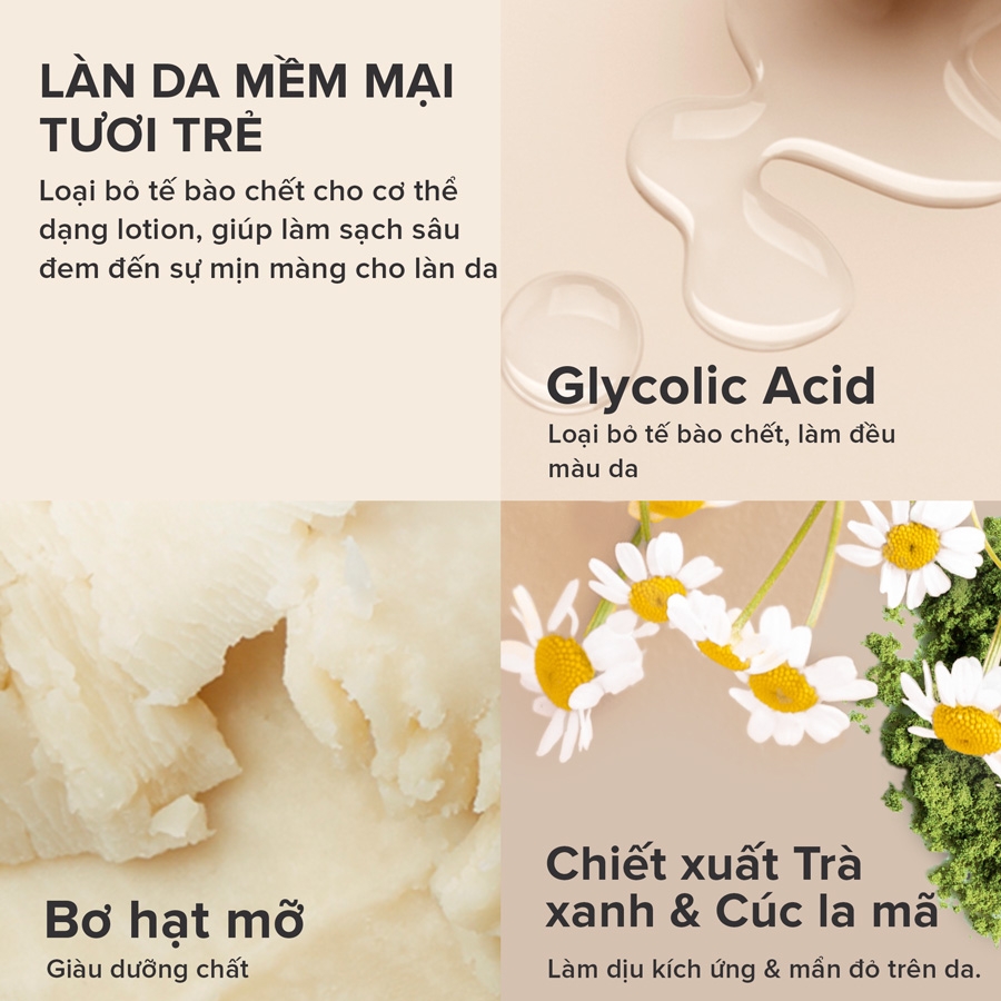 Kem dưỡng thể làm sáng da Skin Revealing Body Lotion 10% AHA